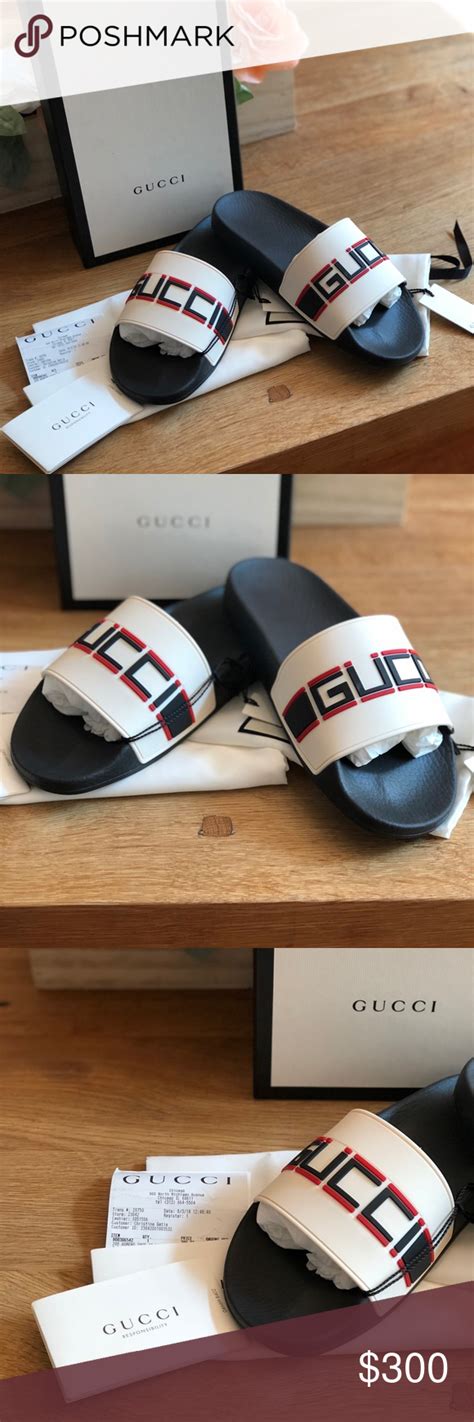 gucci slides receipt|gucci slides outlet.